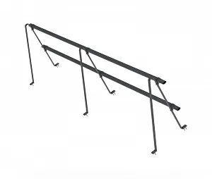 Кровельное ограждение Н=0,6 м (универсальное) на металлочерепицу и гибкую черепицу 