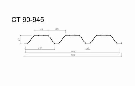 Несущий профлист СТ 90-945