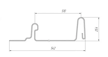 Фальцевая кровля Кликфальц с пленкой на замках 
