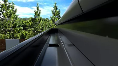 Водосточная система Galeco Stal 2 | Сталь | Квадратная