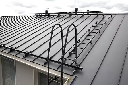  Кровельные лестницы для фальцевой кровли, L-1,8м/3м | BORGE