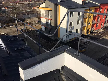 Кровельные ограждения для металлочерепицы, фальцевой кровли, профнастила, композитной черепицы и мягкой кровли | Borge