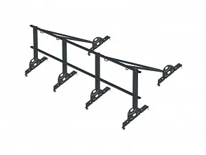 Кровельное ограждение Н=0,6 м/ 1,1 м на металлочерепицу и гибкую черепицу