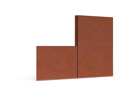 Фасадный профиль Ruukki Design COR-TEN S7