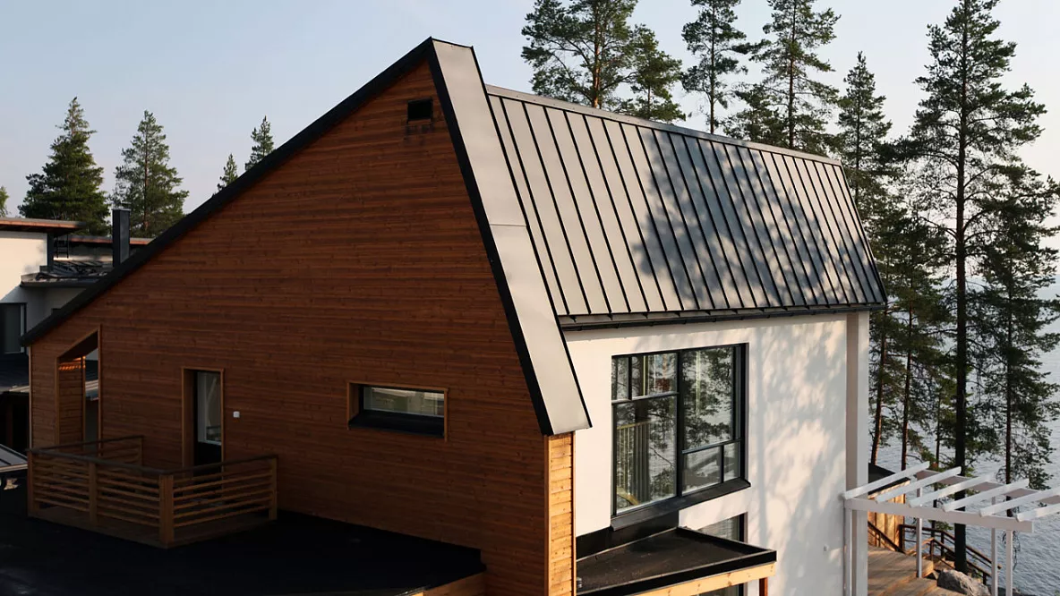 NEW! Фальцевая кровля Ruukki Classic Silence (Классик Сайленс). Финляндия