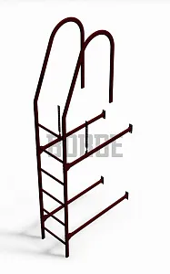 Лестница фасадная, L-1,8м/3м | BORGE