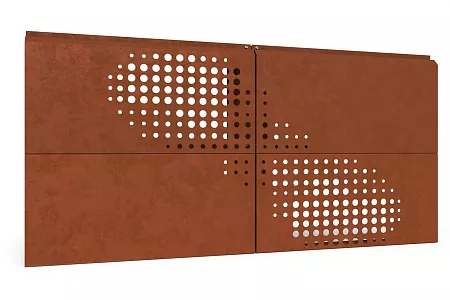 Фасадные планки Ruukki Lamella Cor-Ten 20