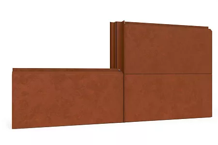 Фасадные планки Ruukki Lamella Cor-Ten 20