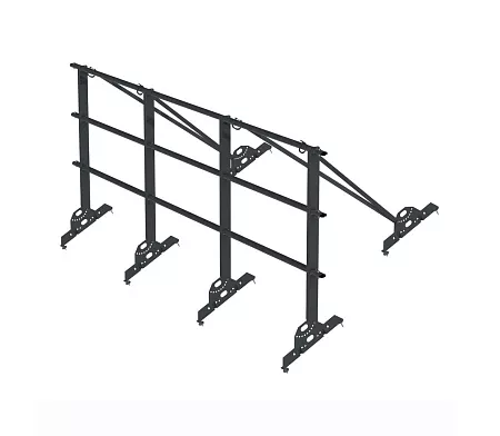 Кровельное ограждение Н=0,6 м/ 1,1 м на металлочерепицу и гибкую черепицу