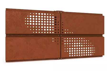 Фасадные планки Ruukki Lamella Cor-Ten 30