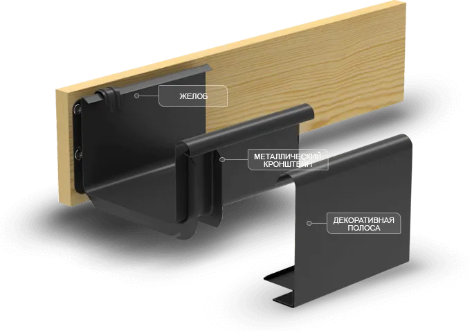 Rynny kwadratowe w systemie rynnowym Galeco STAL 2